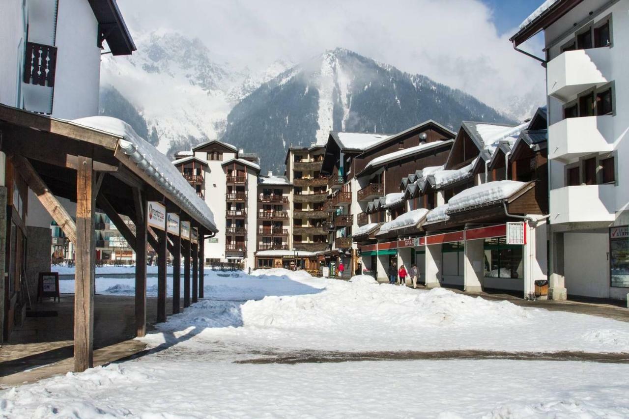Cozy Chamonix Ski Studio With Mountain Views Eksteriør bilde